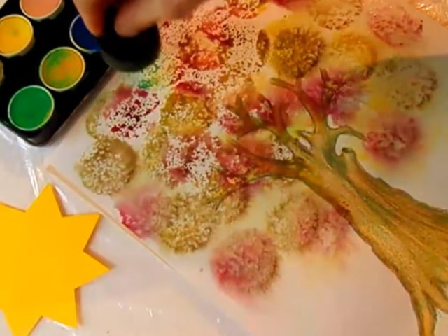 Как се рисува дърво - урок за 1-4 клас