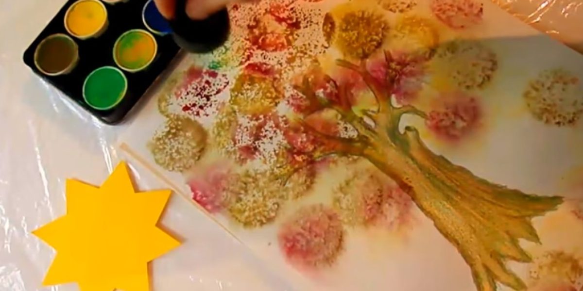 Как се рисува дърво - урок за 1-4 клас